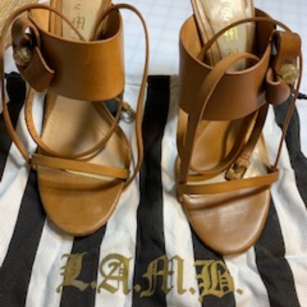 Tan Leather Stappy Sandal